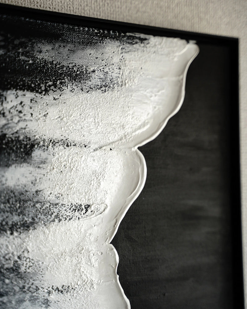 【Beach -black-】50×40cm