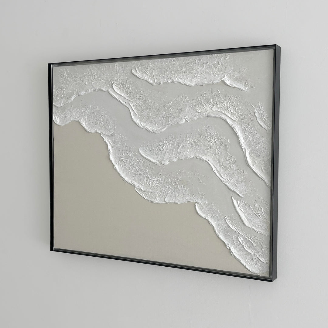 Beach】F15 53×65cm サンドグレー／小山絢子｜アート絵画・販売通販