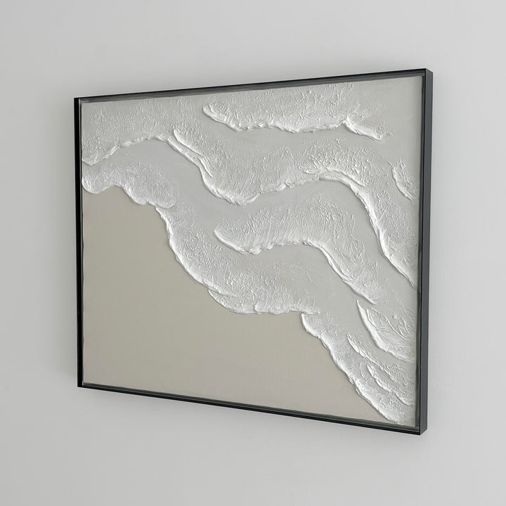 Beach】F15 53×65cm サンドグレー／小山絢子｜アート絵画・販売通販