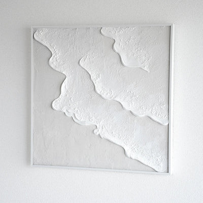 【Beach 40×40cm】ホワイトフレーム