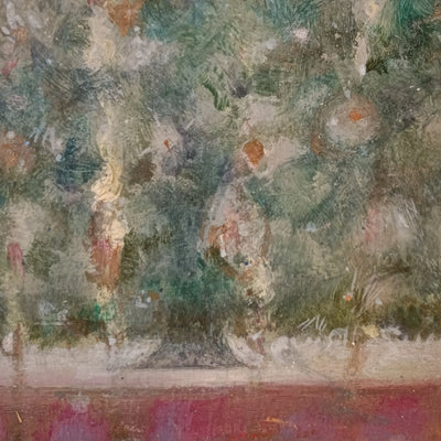 金と緑のクリスマスツリー