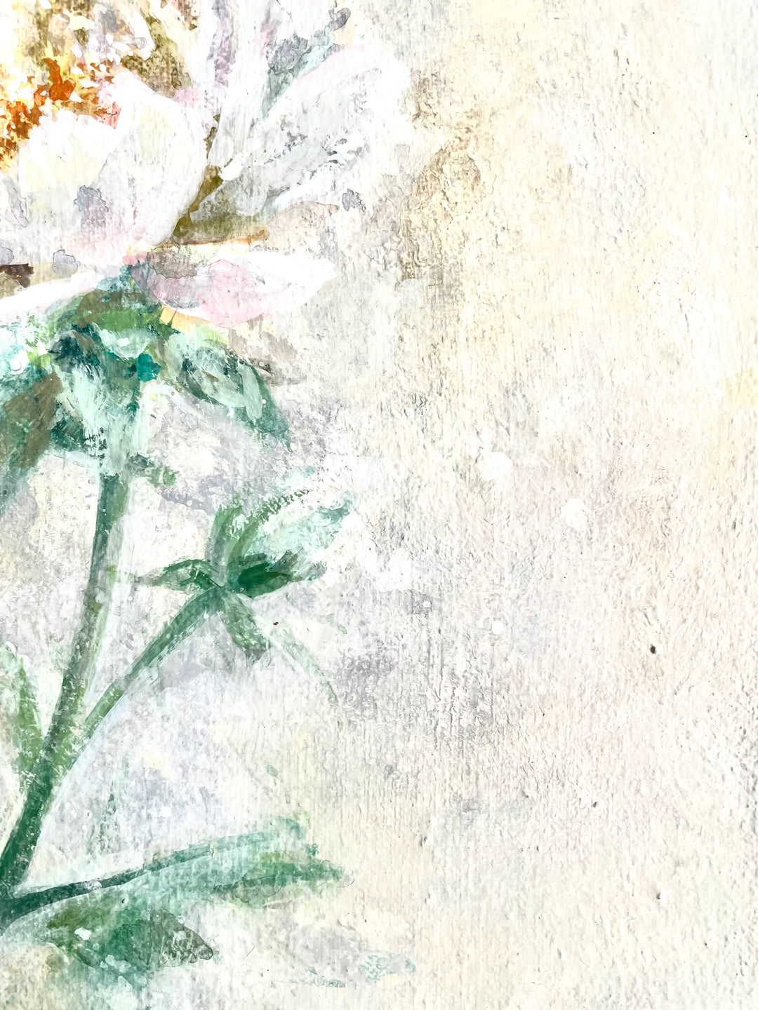 白い花／mada yuji｜アート絵画・販売通販WASABI(ワサビ)