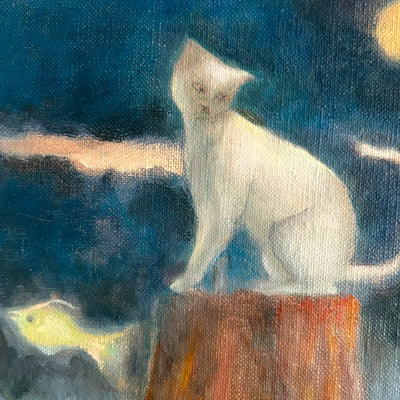 月夜に魚