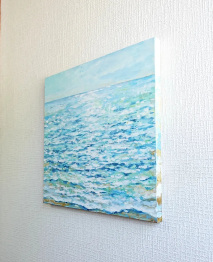 海の画廊「白　調」 対話の海／むらいさき｜アート絵画・販売通販WASABI(ワサビ)