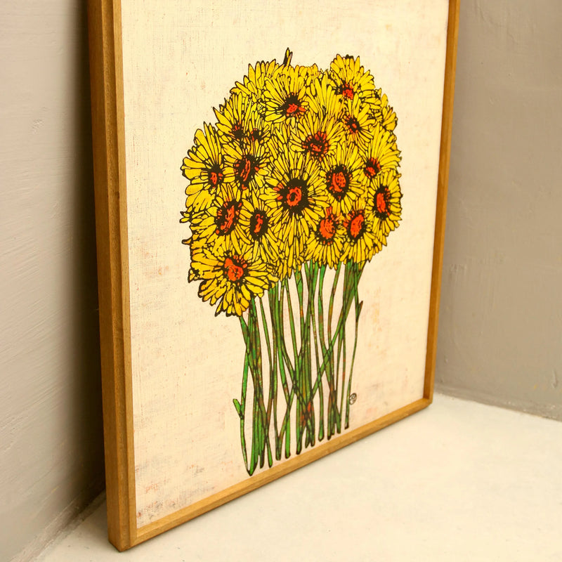 Yellow gerbera【原画】 No.268