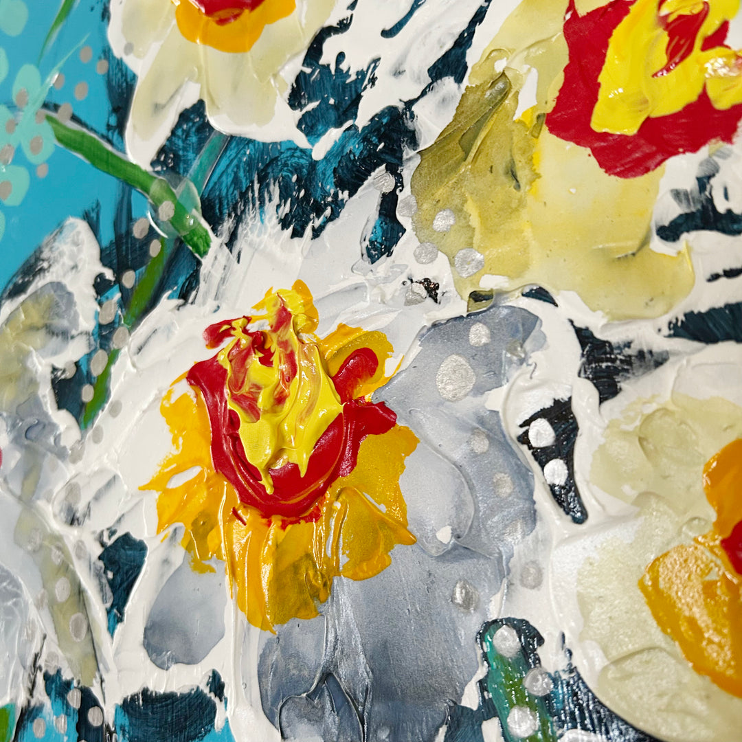 花 絵画 （3） dreaming flowers-III 2025／菜摘｜アート絵画・販売通販WASABI(ワサビ)