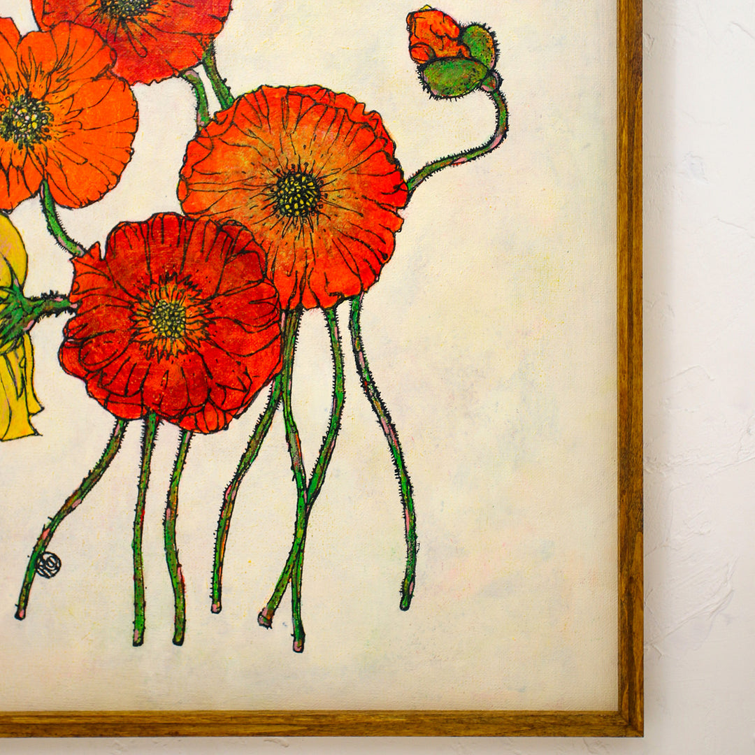 Seven Poppies【原画】No.303／SONORA DESIGN｜アート絵画・販売通販