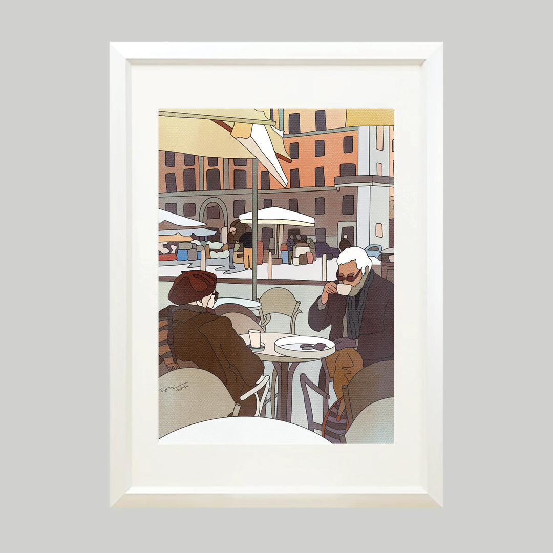 Utrillo、PARIS、希少画集画、新品額装付 An Ordinary Day in Parisp／IORI KIKUCHI｜アート絵画・販売通販