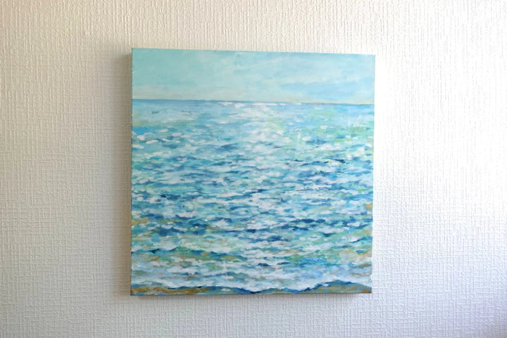 対話の海／むらいさき｜アート絵画・販売通販WASABI(ワサビ)