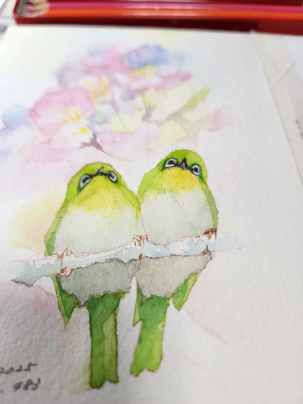 飛躍と痕跡シリーズ3No.483