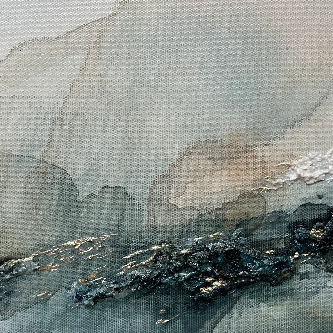 Sediments of Time No.9 青鈍／藤 理沙子｜アート絵画・販売通販WASABI