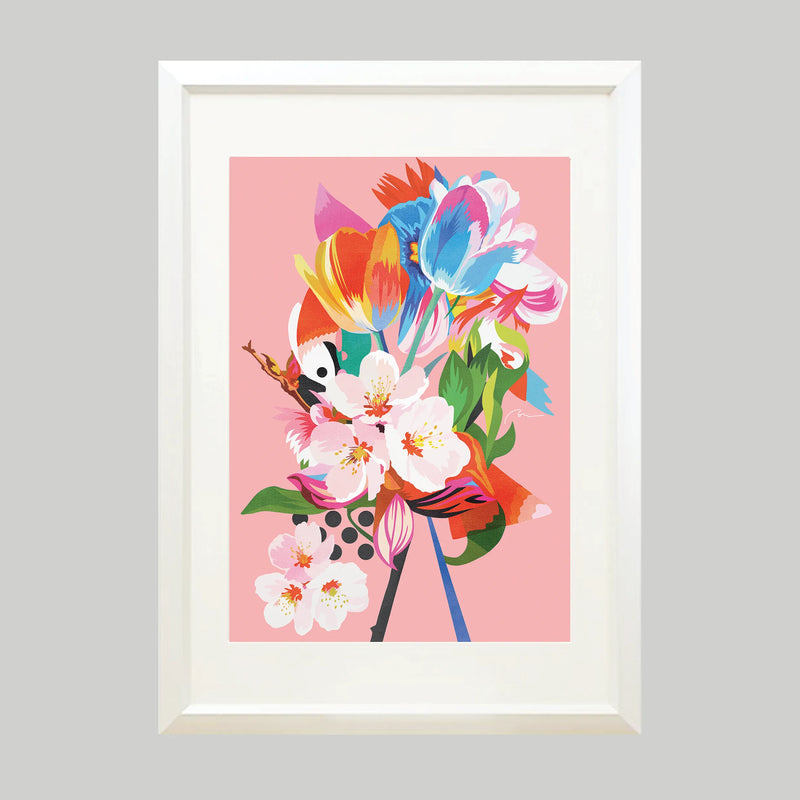 Spring flowers／IORI KIKUCHI｜アート絵画・販売通販WASABI(ワサビ)
