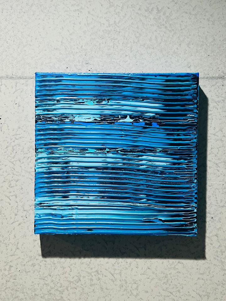 Blue Abstract Waves／Robert Nelson Moore｜アート絵画・販売通販