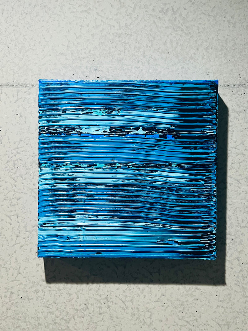 Blue Abstract Waves／Robert Nelson Moore｜アート絵画・販売通販