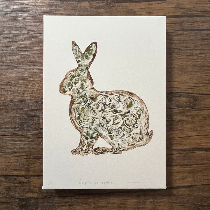 Lapin européen(穴うさぎ)／Norie Yoshioka｜アート絵画・販売通販