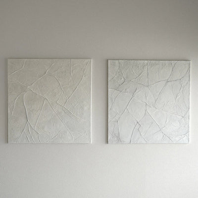【feather gray 2枚組】60×60cm