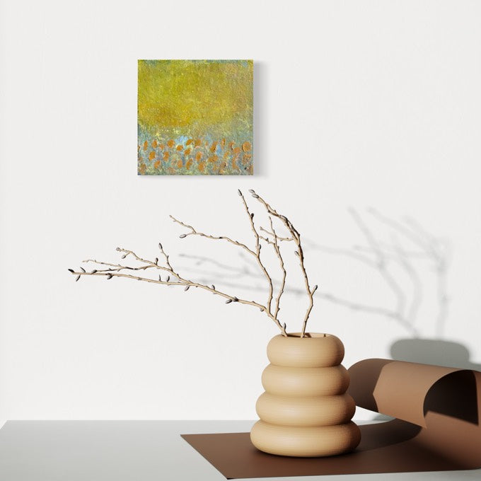 夏の水辺　ハンドメイドパステル画　絵画アート原画 Summer Waters — 夏の水辺／Mamiko Okubo｜アート絵画・販売通販WASABI