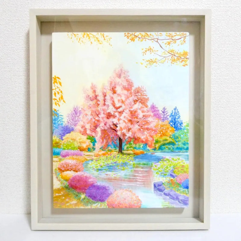 色彩の森　大きな木