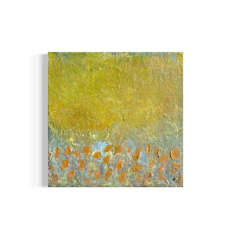 現代ソビエト絵画 水辺で ワーシンBA作 額装 Summer Waters — 夏の水辺