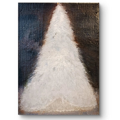 小さな雪のクリスマスツリー