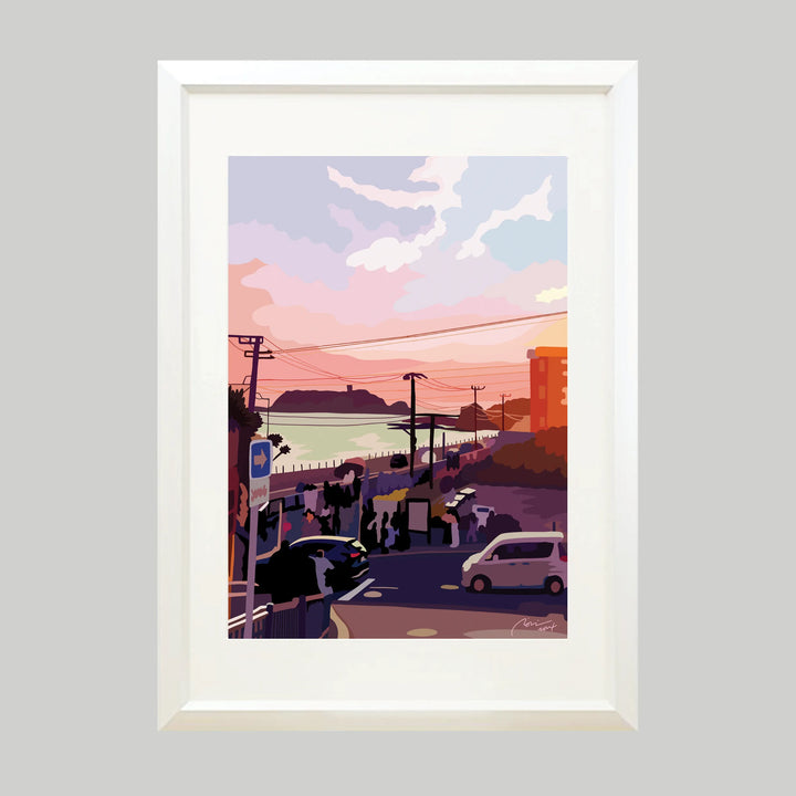 Enoshima vibes／IORI KIKUCHI｜アート絵画・販売通販WASABI(ワサビ)