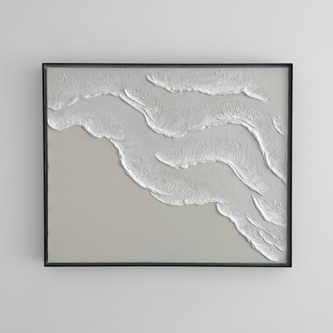 Beach】F15 53×65cm サンドグレー／小山絢子｜アート絵画・販売通販