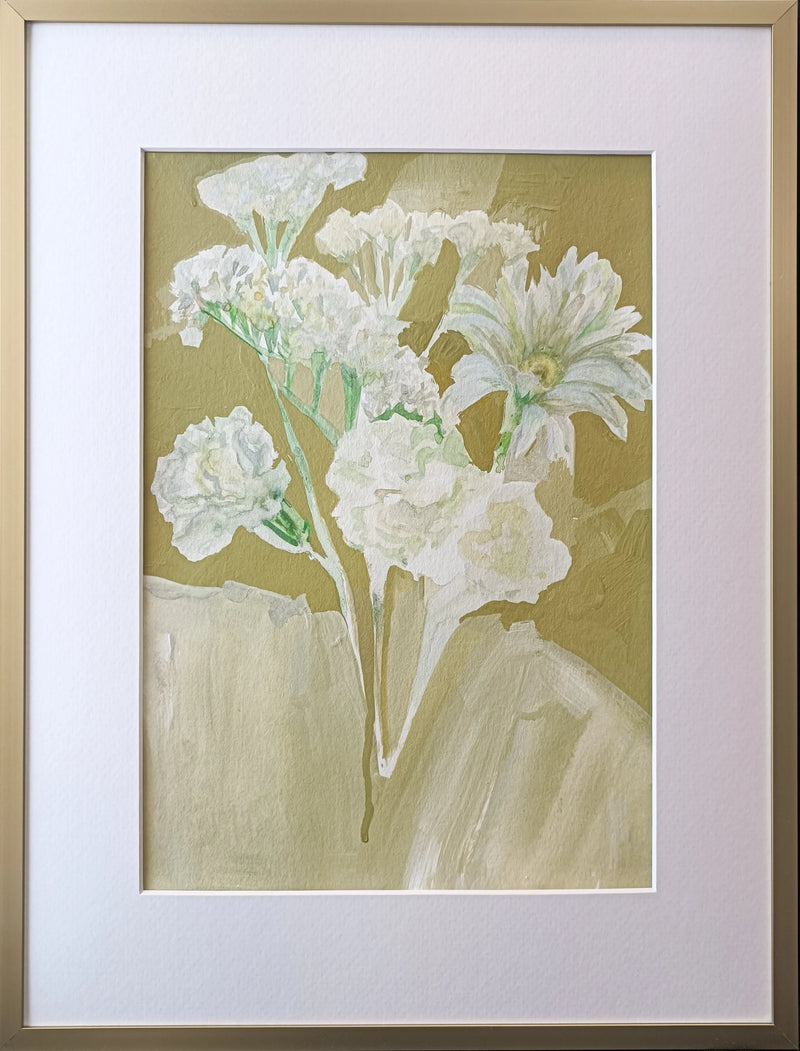 white and green flowers2