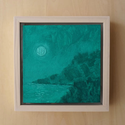 The moon above