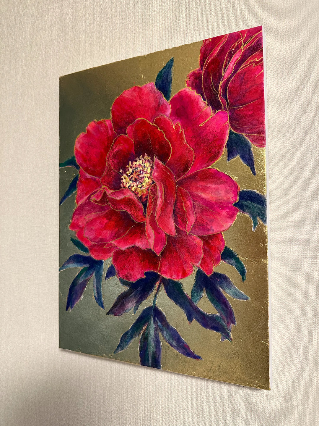 赤牡丹／YUKI｜アート絵画・販売通販WASABI(ワサビ)