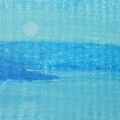 Full moon rising