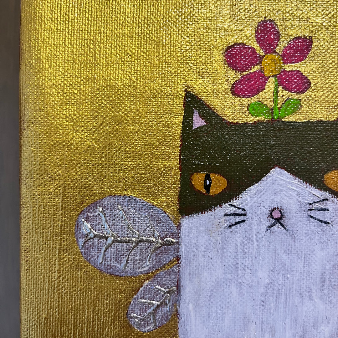 招猫ブルームキティ／ひろゆき｜アート絵画・販売通販WASABI(ワサビ)