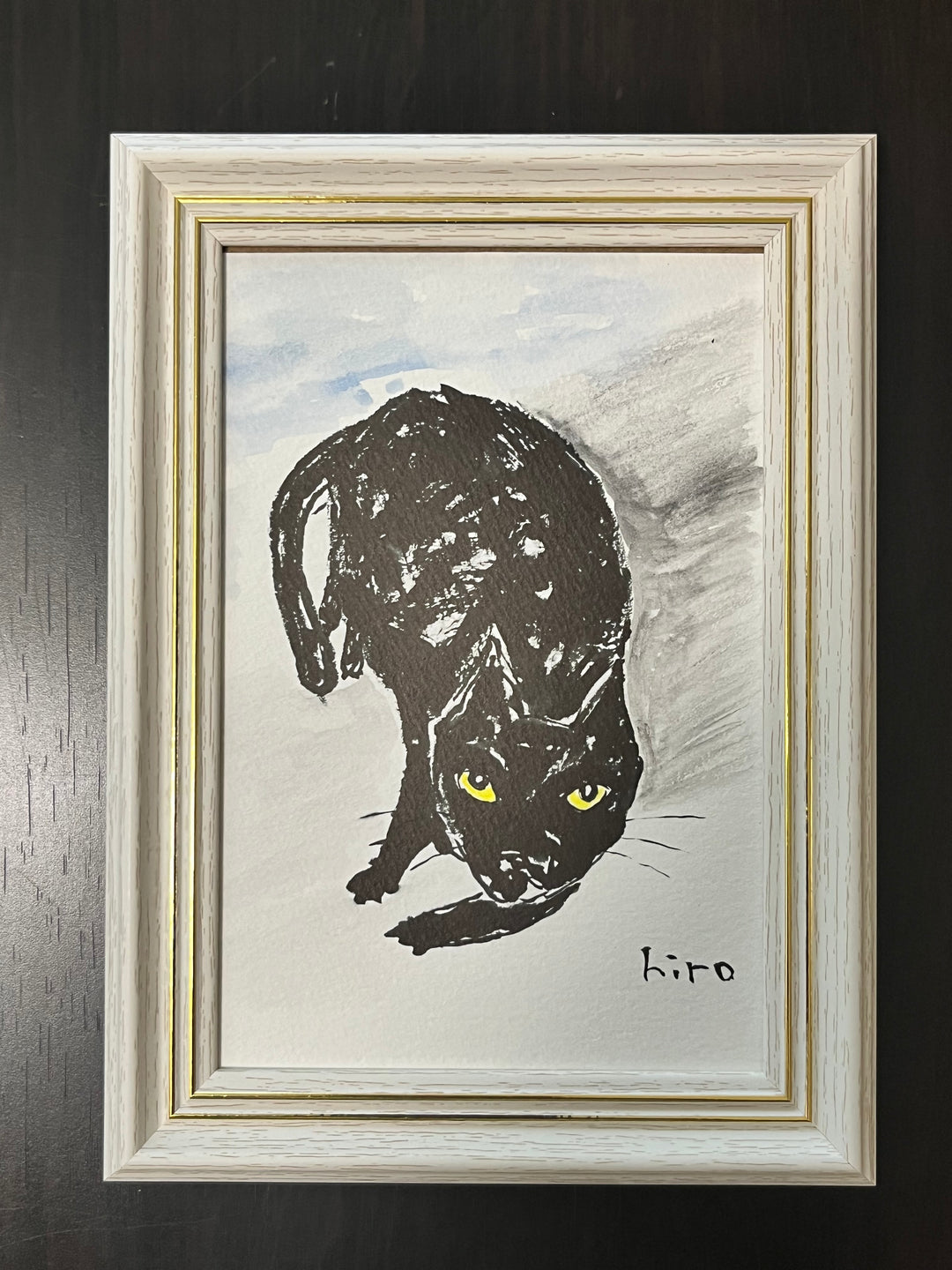 闇に光る瞳／ひろゆき｜アート絵画・販売通販WASABI(ワサビ)