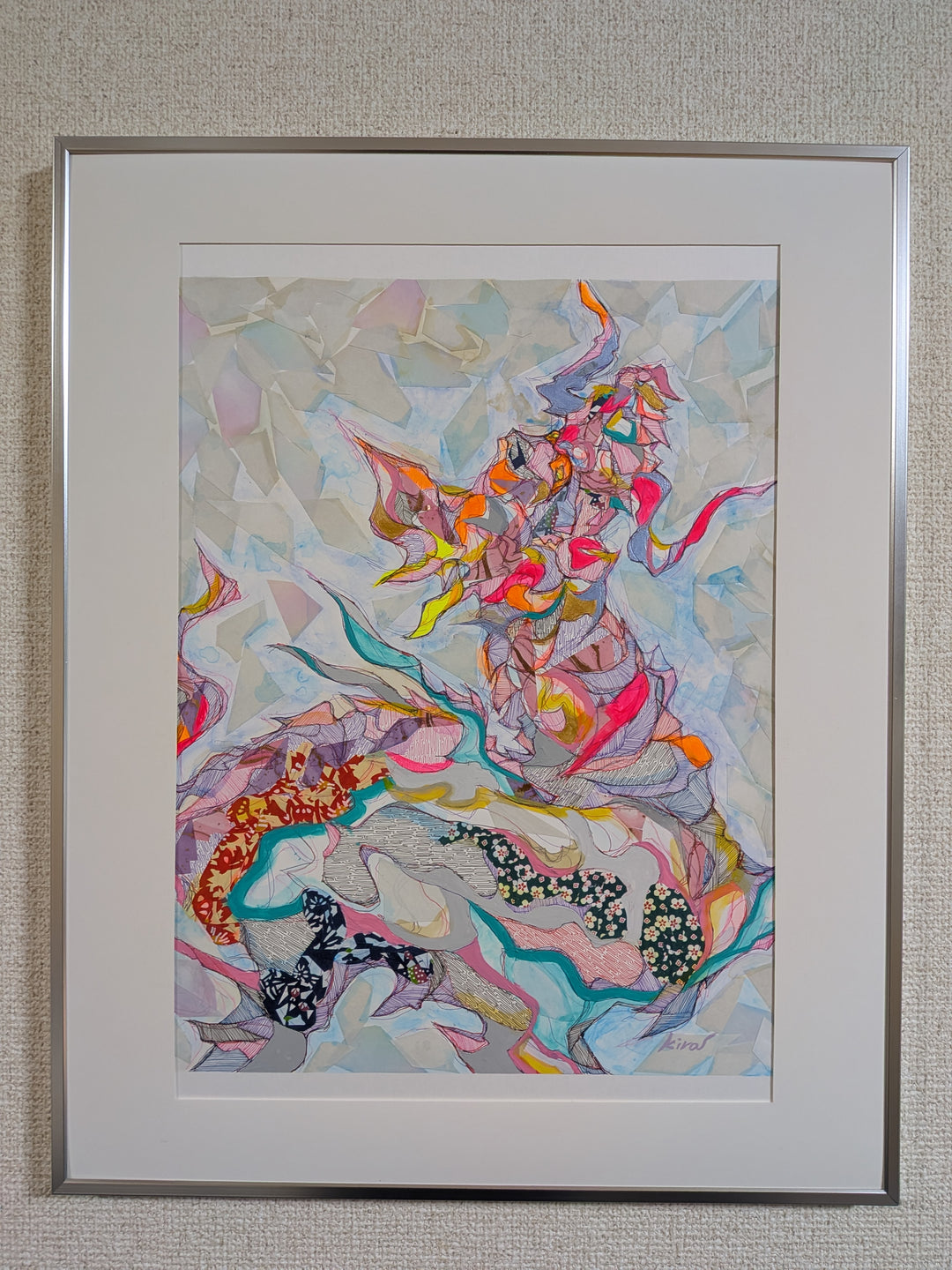 「ハッピーバースデイ サジタリアス」原画 本物 一点物 スワロ  絵画 masa 輪郭以前／kira｜アート絵画・販売通販WASABI(ワサビ)