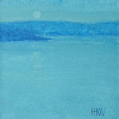 Full moon rising