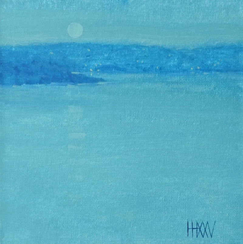 Full moon rising
