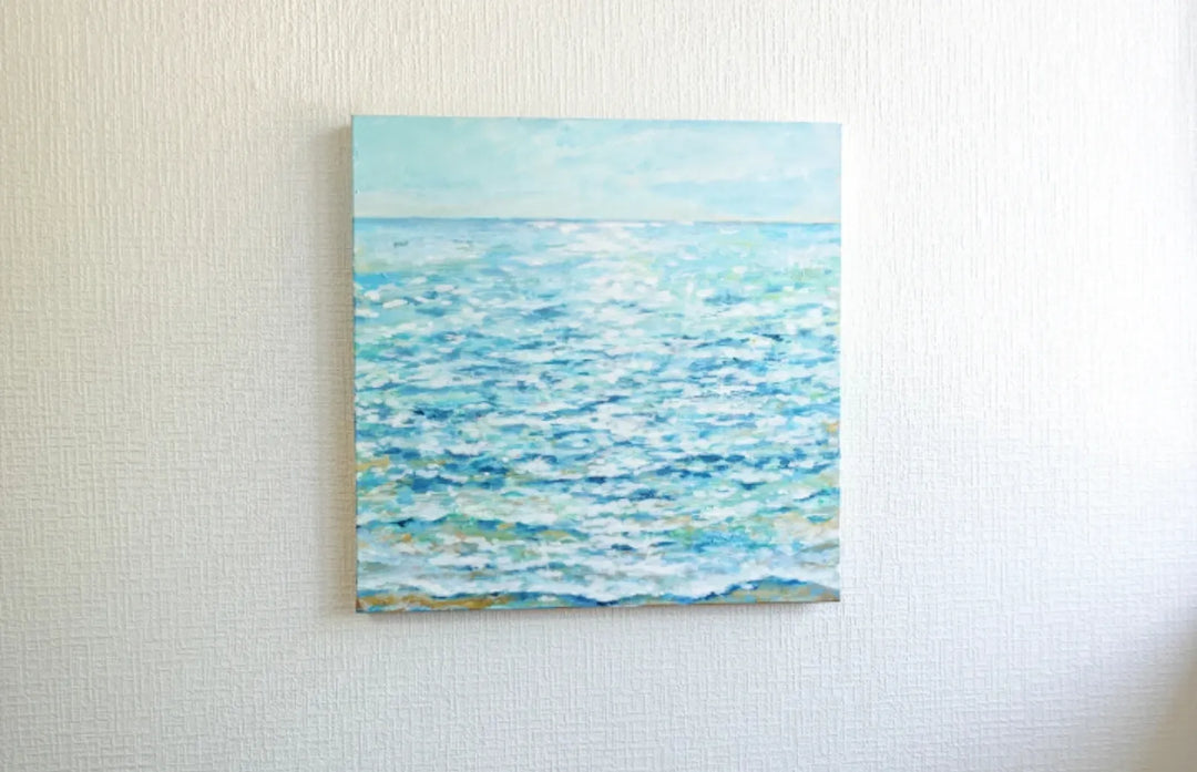 対話の海／むらいさき｜アート絵画・販売通販WASABI(ワサビ)