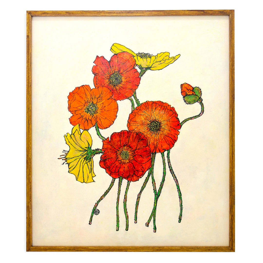 Seven Poppies【原画】No.303／SONORA DESIGN｜アート絵画・販売通販