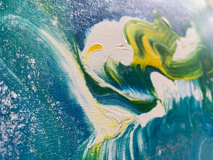 絵画　WAVE 神波 - Divine Wave／JINMU BLACKNOTE｜アート絵画・販売通販WASABI