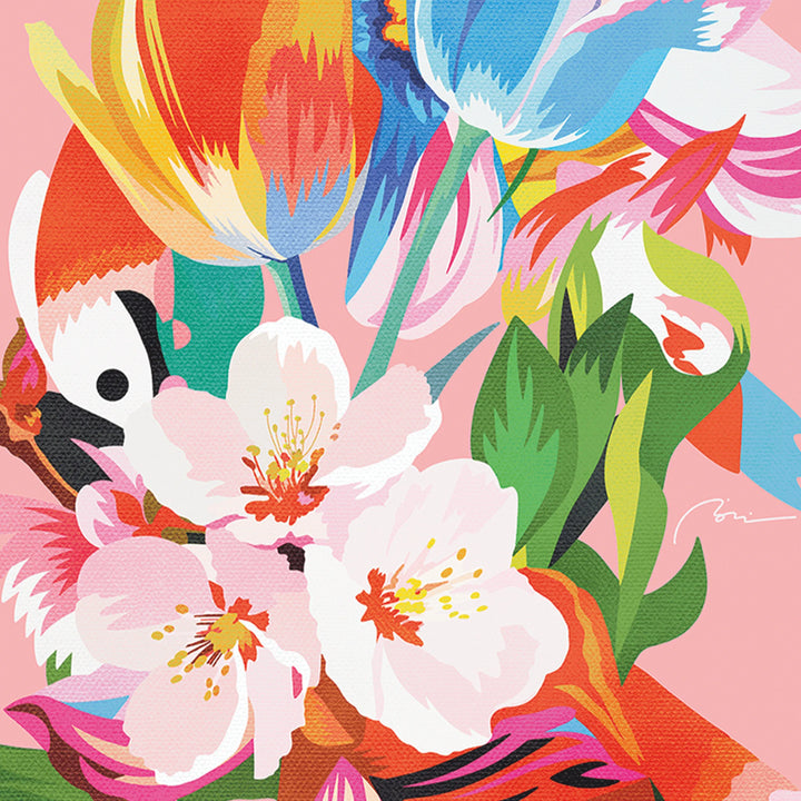 Spring flowers／IORI KIKUCHI｜アート絵画・販売通販WASABI(ワサビ)