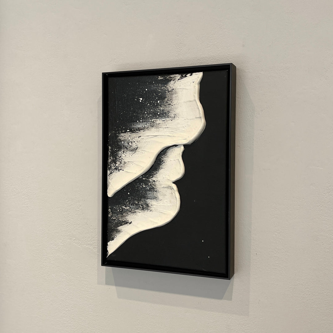 Beach-black-】30×20cm／小山絢子｜アート絵画・販売通販WASABI(ワサビ)