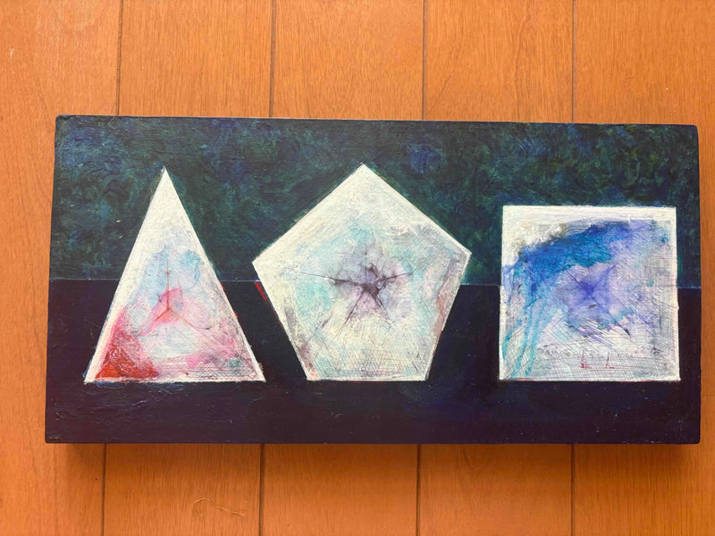 The Earth is a triangle, a pentagon, and a square