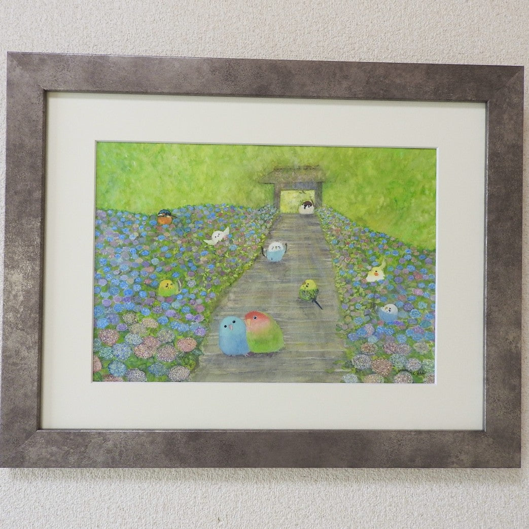待ち合わせ／yuuwa sachi｜アート絵画・販売通販WASABI(ワサビ)