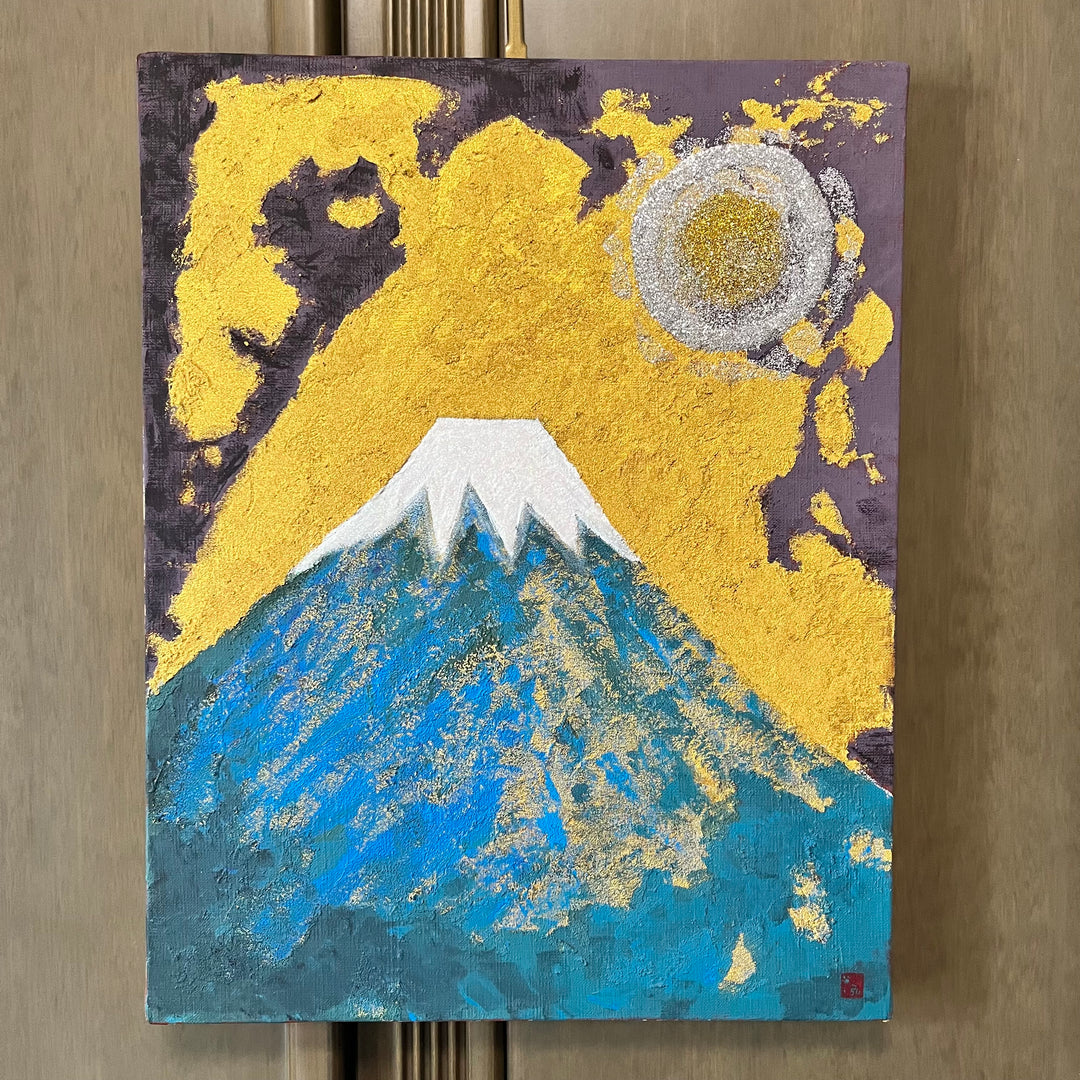 marks.art 絵画　絵　アート 月から逃げ出したウサギ／ひろゆき｜アート絵画・販売通販WASABI(ワサビ)