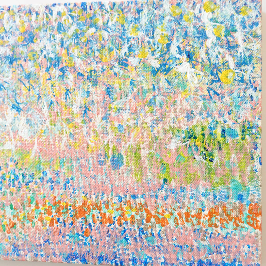 カラー    点描画 点描の唄 2／shu｜アート絵画・販売通販WASABI(ワサビ)