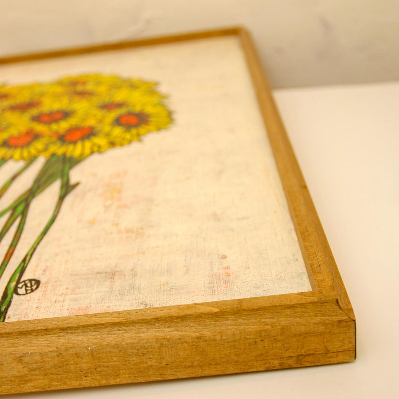 Yellow gerbera【原画】 No.268