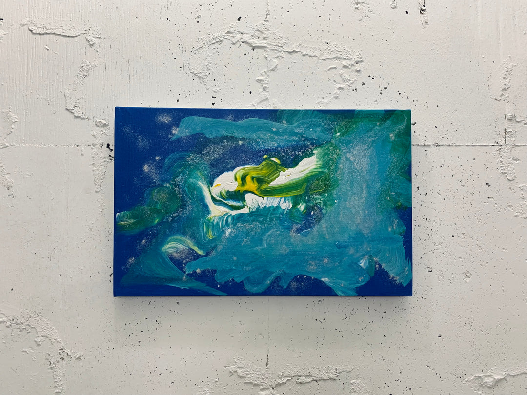 絵画　WAVE 神波 - Divine Wave／JINMU BLACKNOTE｜アート絵画・販売通販WASABI