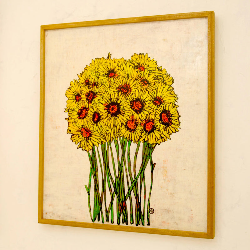 Yellow gerbera【原画】 No.268