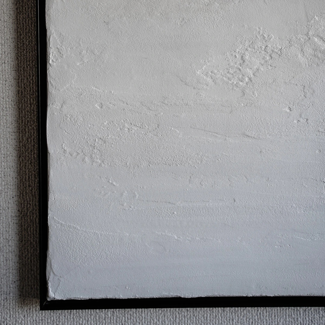 Beach 80×80cm】石膏風アート／小山絢子｜アート絵画・販売通販WASABI