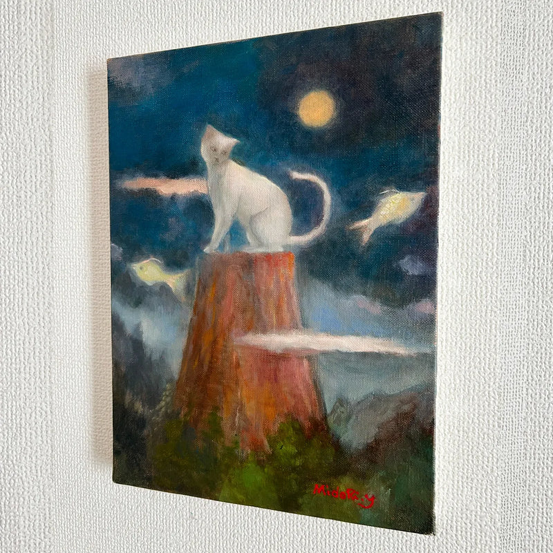 月夜に魚