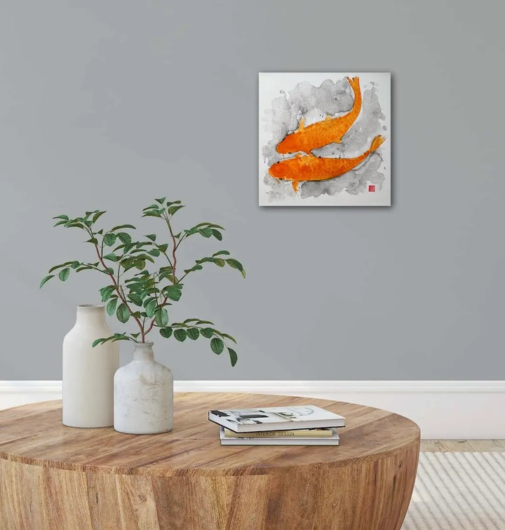 変わり鯉 ORANGE (Kawarigoi) ~ Koi Collection/Robert N. Moore 変わり鯉 ORANGE (Kawarigoi) ~ Koi Collection/Robert N. Moore